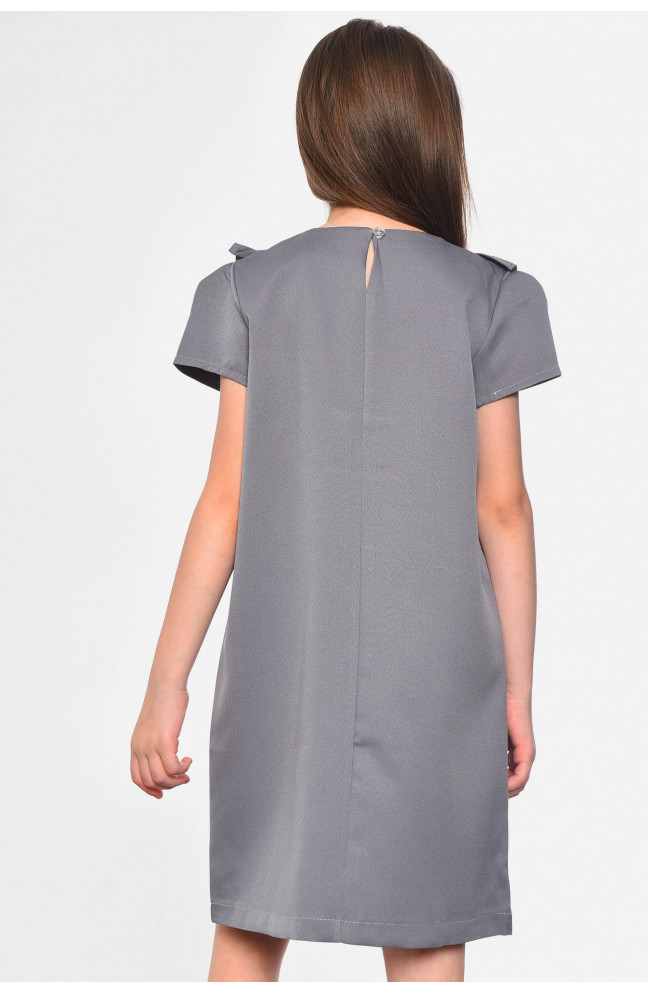 Платье детское для девочки серого цвета 182781L