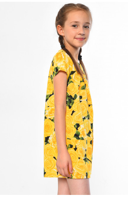 Комбинезон детский для девочки желтого цвета 182815L