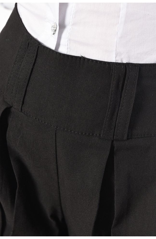 Шорты детские для девочки черного цвета 183039L