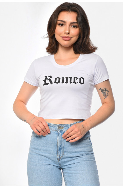 Футболка женская белого цвета 183248L