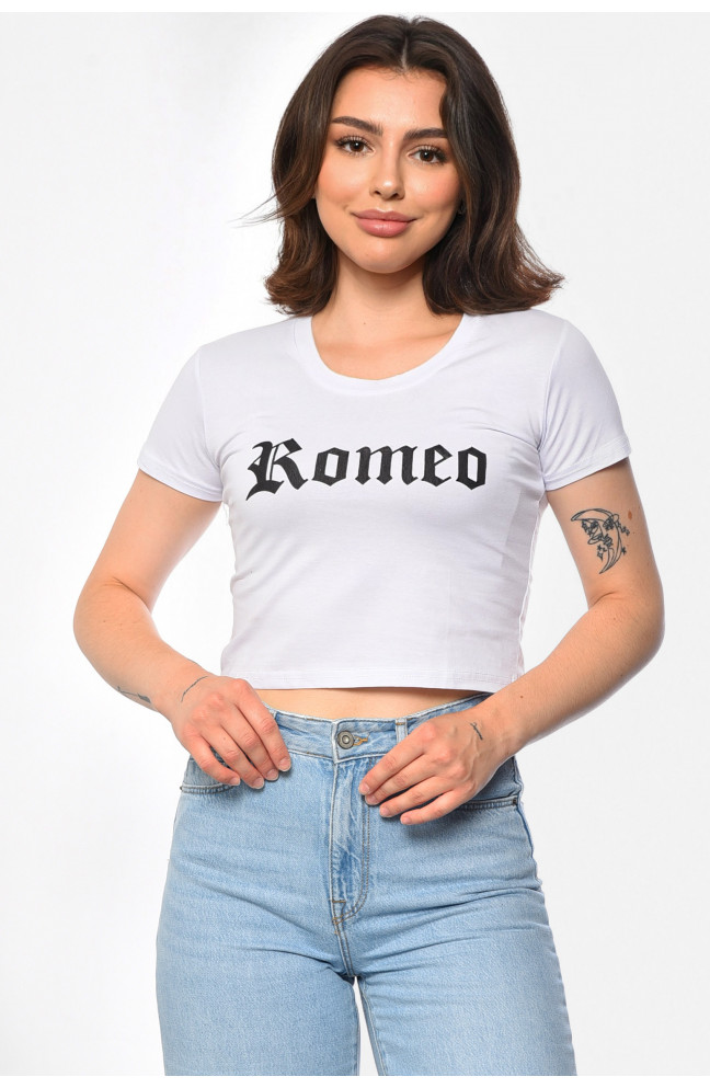 Футболка женская белого цвета 183248L