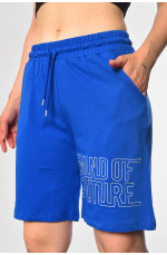 Шорты женские синего цвета 183539L