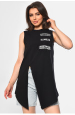 Туника женская черного цвета 183604L