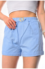 Шорты женские голубого цвета 183653L