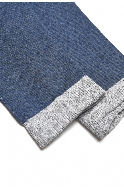 Носки мужские демисезонные синего цвета 184309L