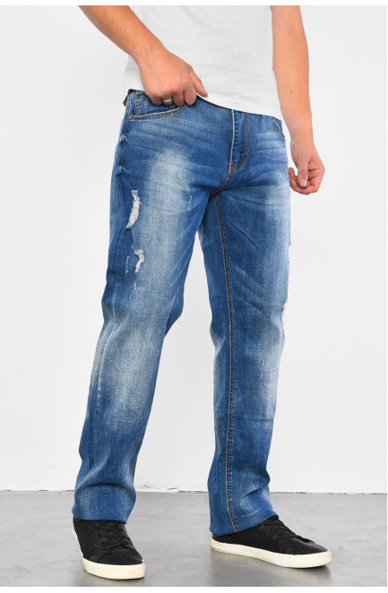 Джинсы мужские синего цвета 184839L
