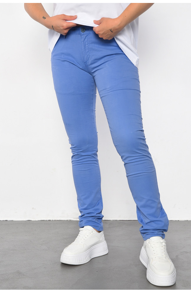 Штаны женские голубого цвета 185000L
