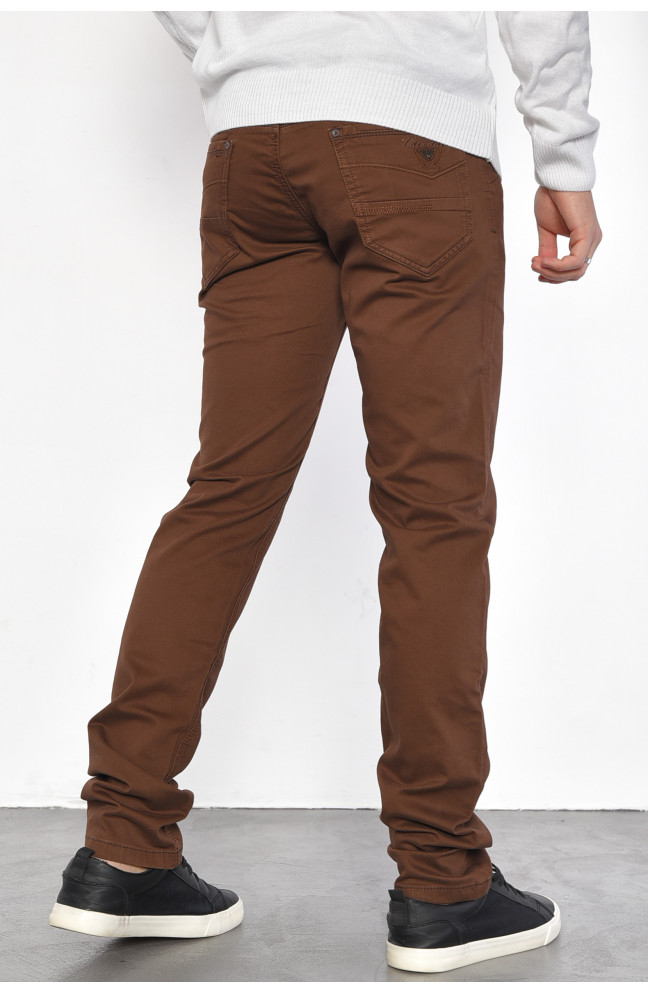 Брюки мужские коричневого цвета 185129L