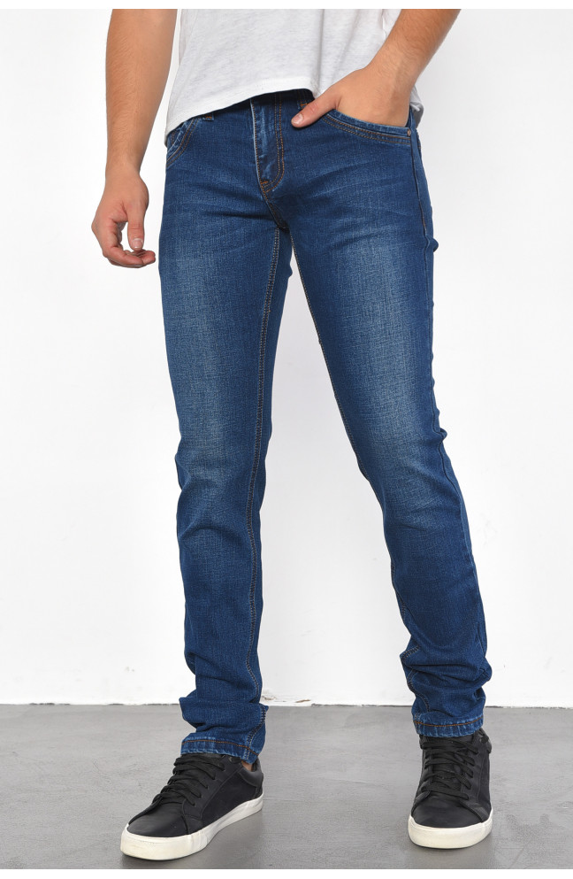 Джинсы мужские синего цвета 185640L