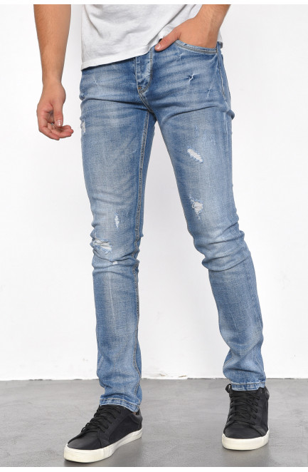 Джинсы мужские синего цвета 185652L