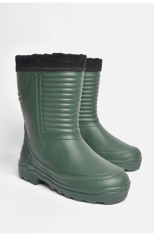 Сапоги мужские пена со съемным носком цвета хаки 185932L