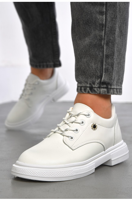 Туфли женские белого цвета 186668L