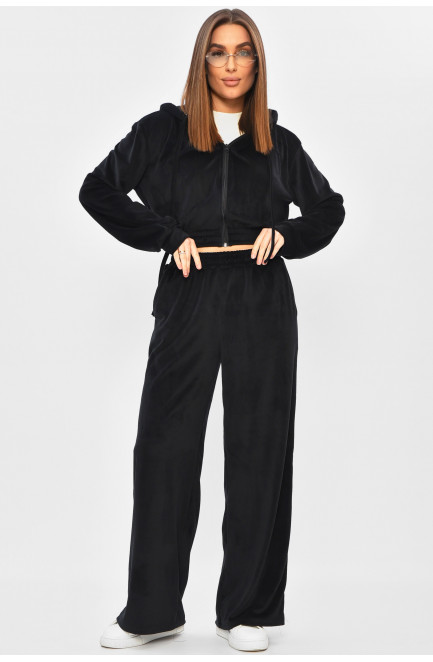 Спортивный костюм женский черного цвета 186840L