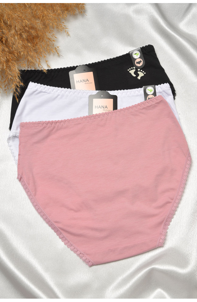 Набор трусов женских полубатальных 3 штуки 188590L