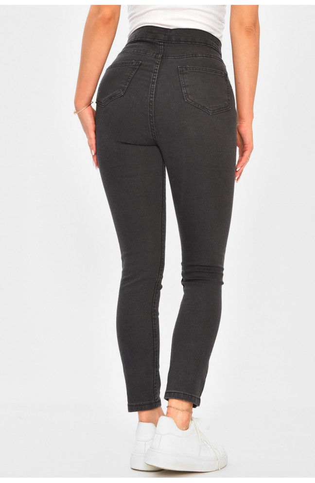 Джинсы женские темно-серого цвета 188657L