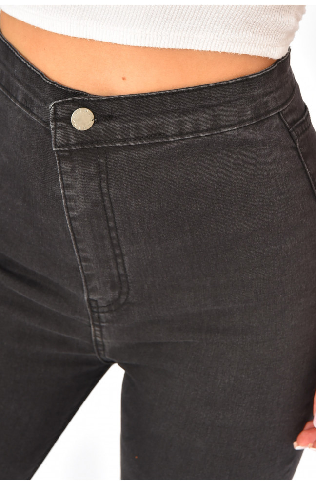 Джинсы женские темно-серого цвета 188657L