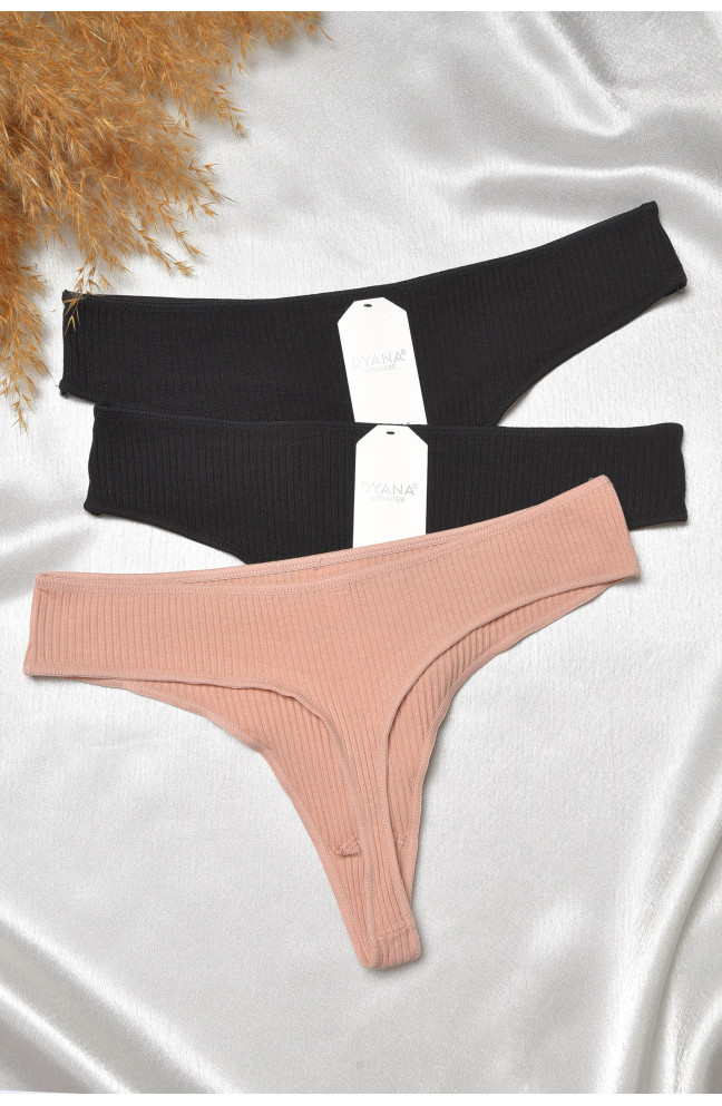 Набор стринг женских 3 штуки 188727L