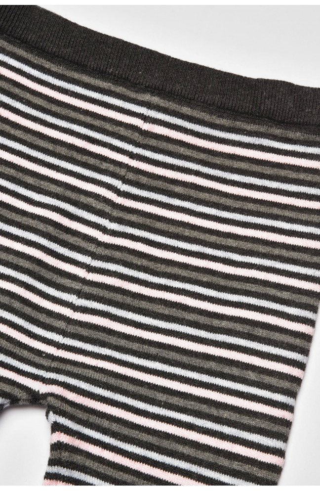 Лосины детские демисезонные для девочки темно-серого цвета 189136L