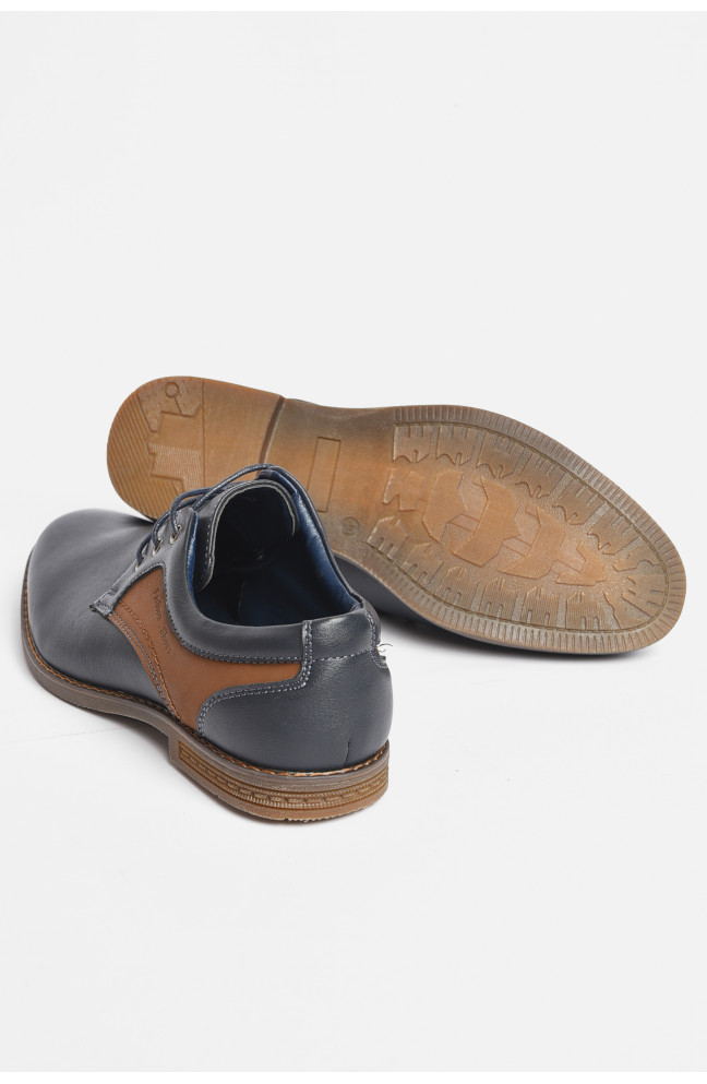 Туфли мужские синего цвета 189413L