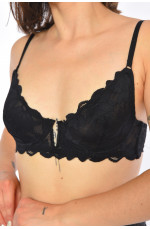 Бюстгальтер женский черного цвета чашка С 189966L