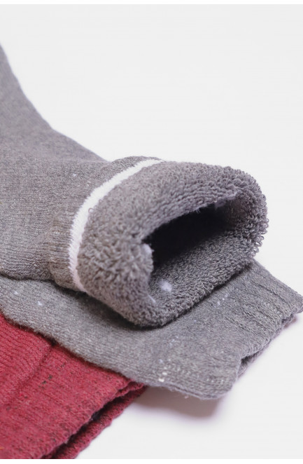 Набор носков женских махровых 3 штуки 190082L