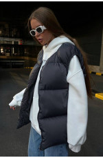 Жилетка женская серого цвета 190433L