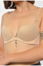 Бюстгальтер женский бежевого цвета чашка В 190438L