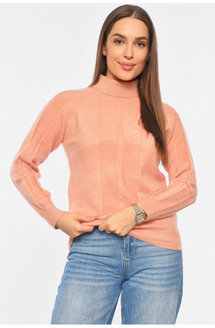 Свитер женский персикового цвета 191817L