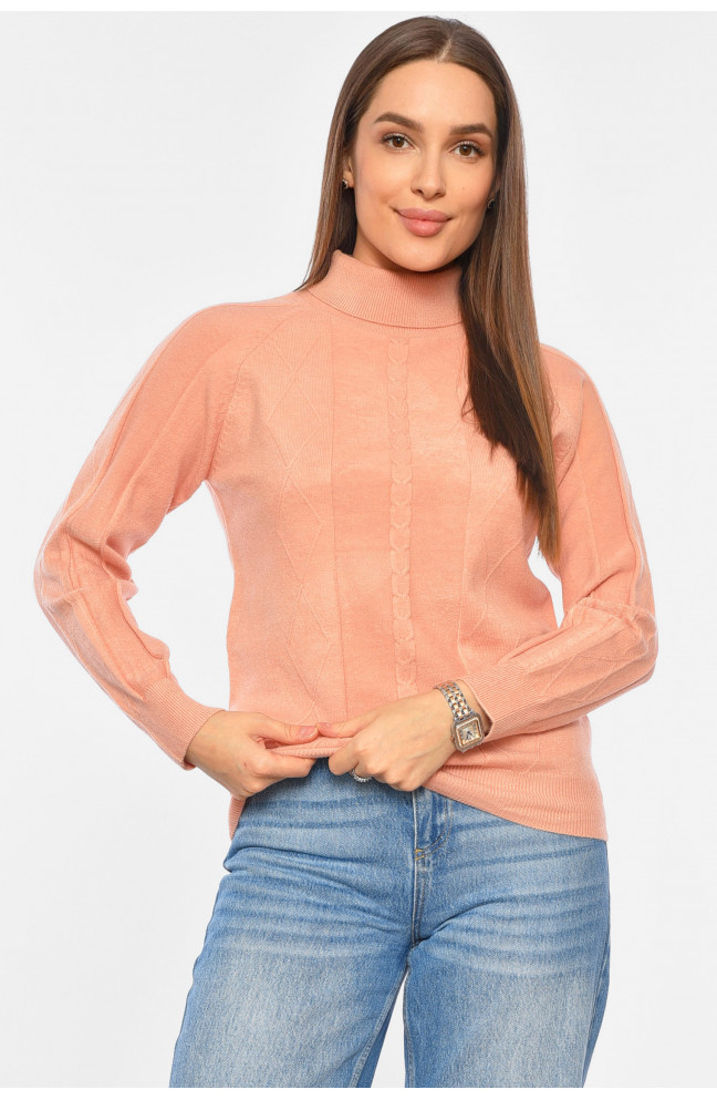 Свитер женский персикового цвета 191817L