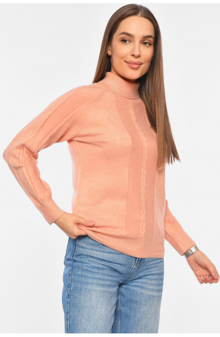 Свитер женский персикового цвета 191817L