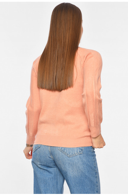 Свитер женский персикового цвета 191817L
