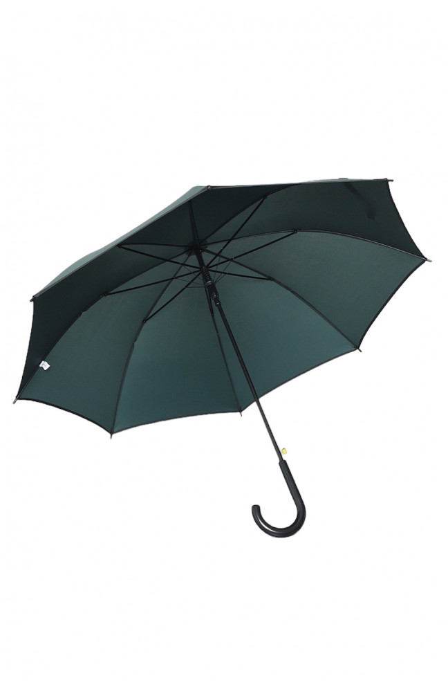 Зонт полуавтомат трость тёмно-зеленого цвета 194263L