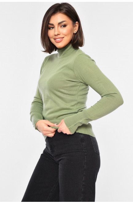 Гольф женский однотонный мятного цвета 194575L