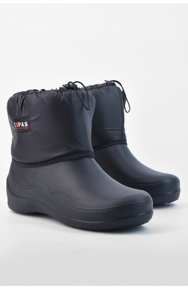 Дутики мужские пена на меху черного цвета 194800L