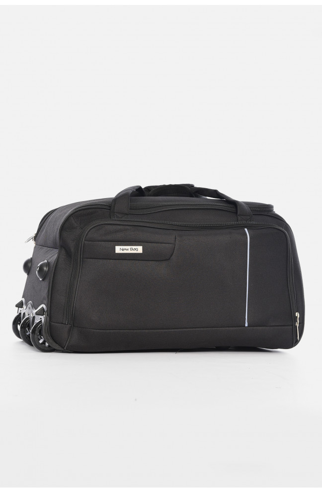 Чемодан дорожный на 3 колесах черного цвета 80л 196315L