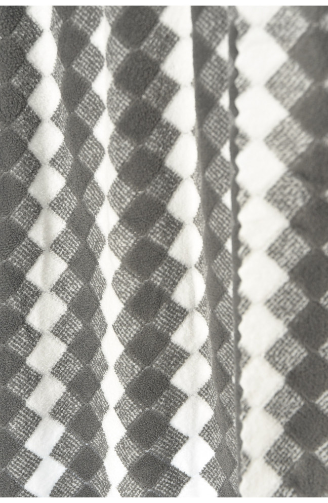 Набор полотенец из микрофибры банное+для лица темно-серого цвета 196438L