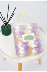 Набор полотенец из микрофибры банное+для лица сиреневого цвета 196439L