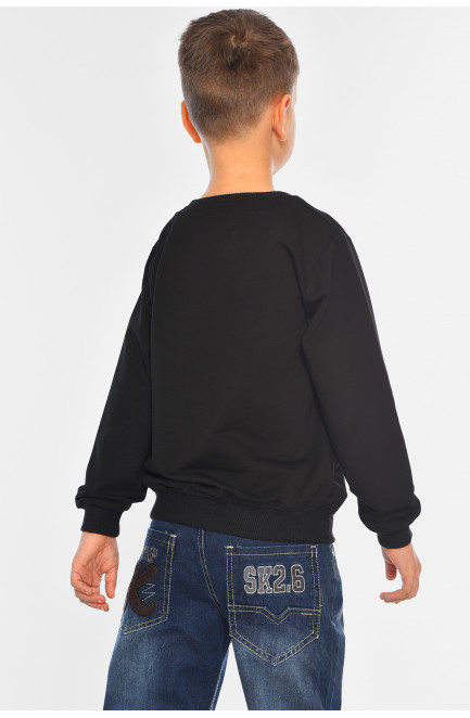 Свитшот детский для мальчика черного цвета 196569L