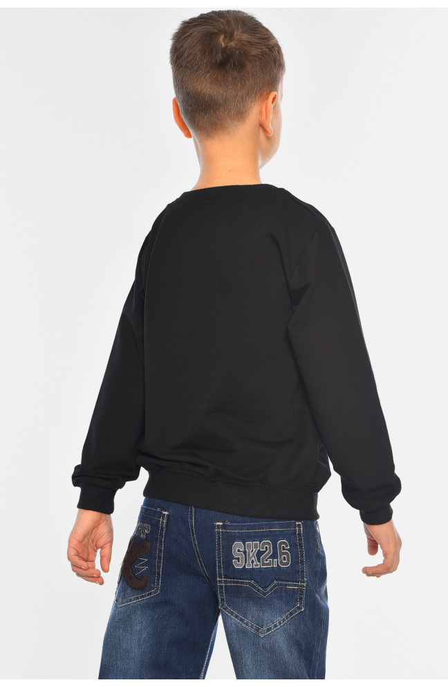 Свитшот детский для мальчика черного цвета 196569L