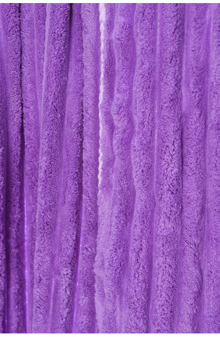 Набор однотонных полотенец из микрофибры банное+для лица фиолетового цвета 196573L