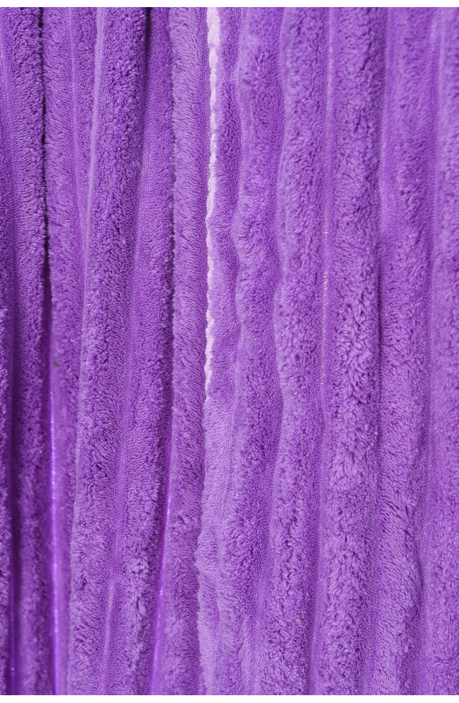 Набор однотонных полотенец из микрофибры банное+для лица фиолетового цвета 196573L