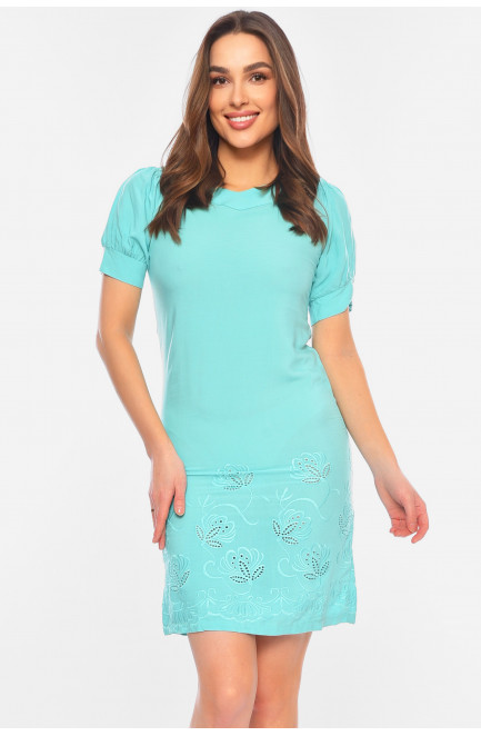 Платье женское мятного цвета 198758L
