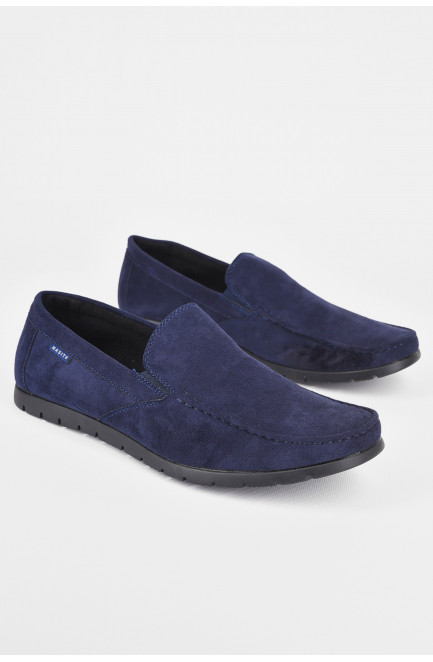 Мокасины мужские темно-синего цвета 198975L