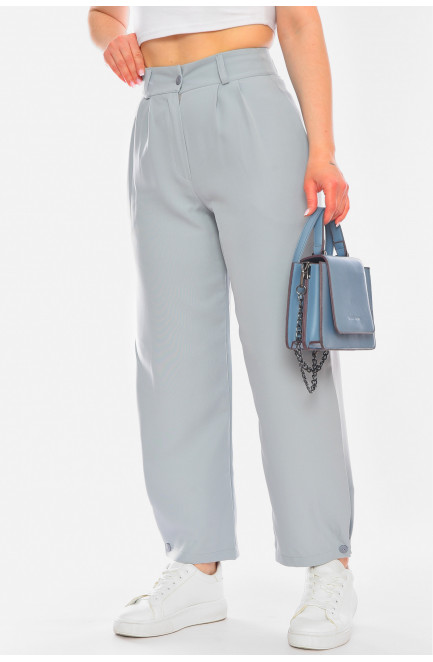 Брюки женские классические серого цвета 199877L