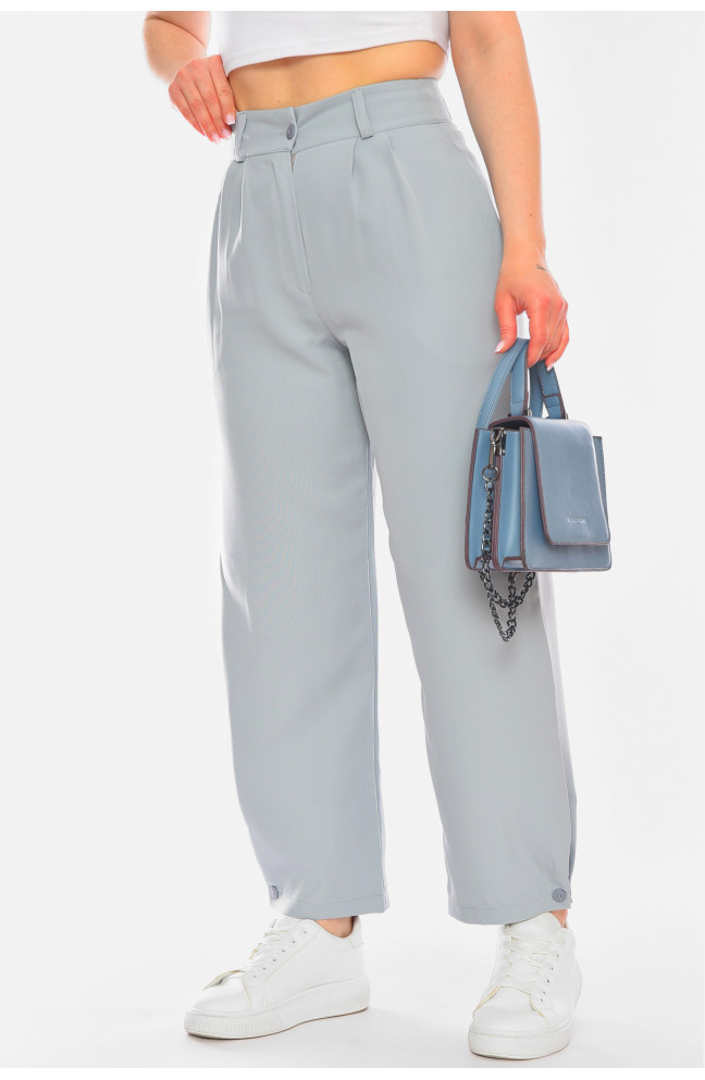 Брюки женские классические серого цвета 199877L