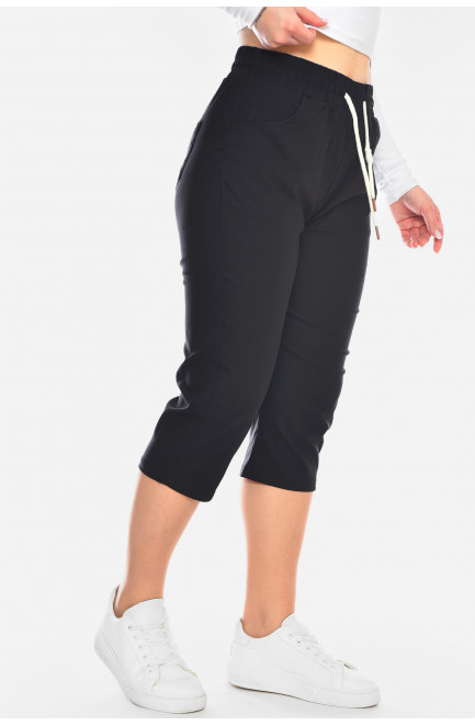 Бриджи женские черного цвета 200078L