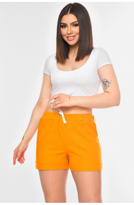 Шорты женские горчичного цвета 200923L
