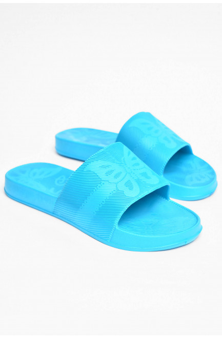 Шльопанці піна жіночі бірюзового кольору 201153L
