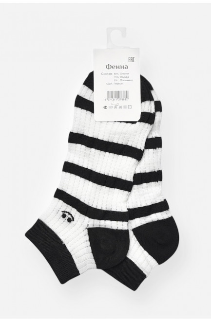 Носки женские демисезонные спортивные белого цвета 202424L