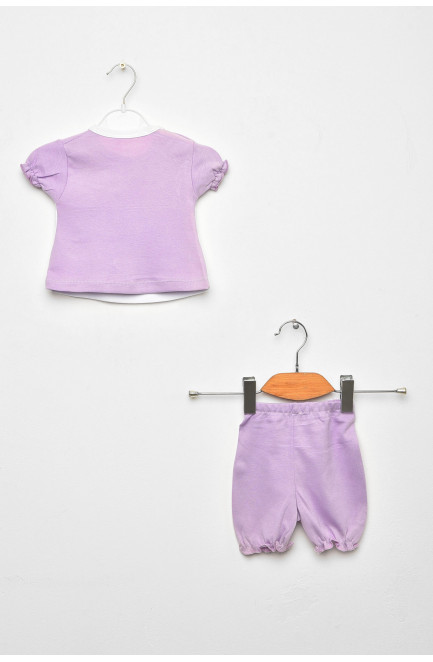 Костюм детский для девочки сиреневого цвета 203061L
